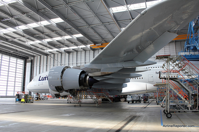 Ангар AIRBUS A380 TECHNIK у Франкфурті-на-Майні